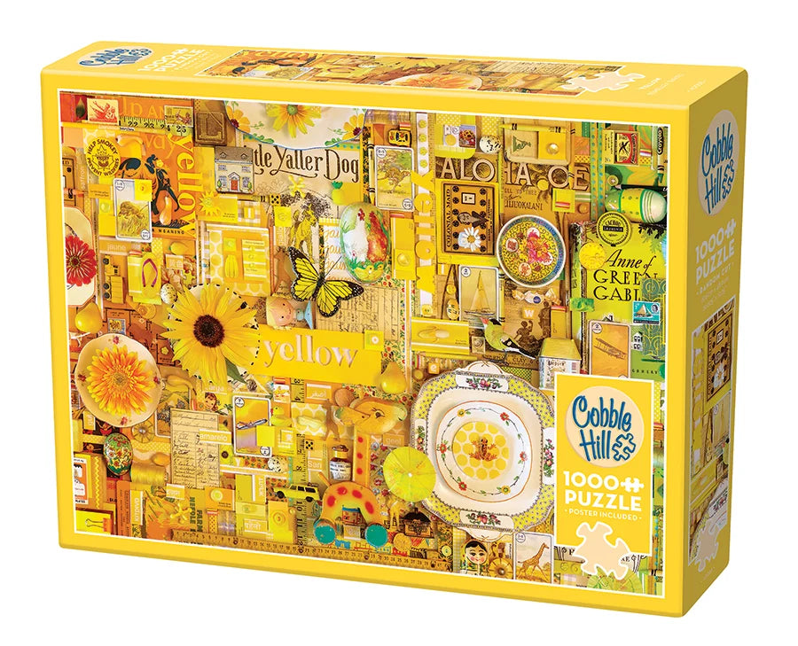 Cobble Hill Puzzle- Yellow 1000pc