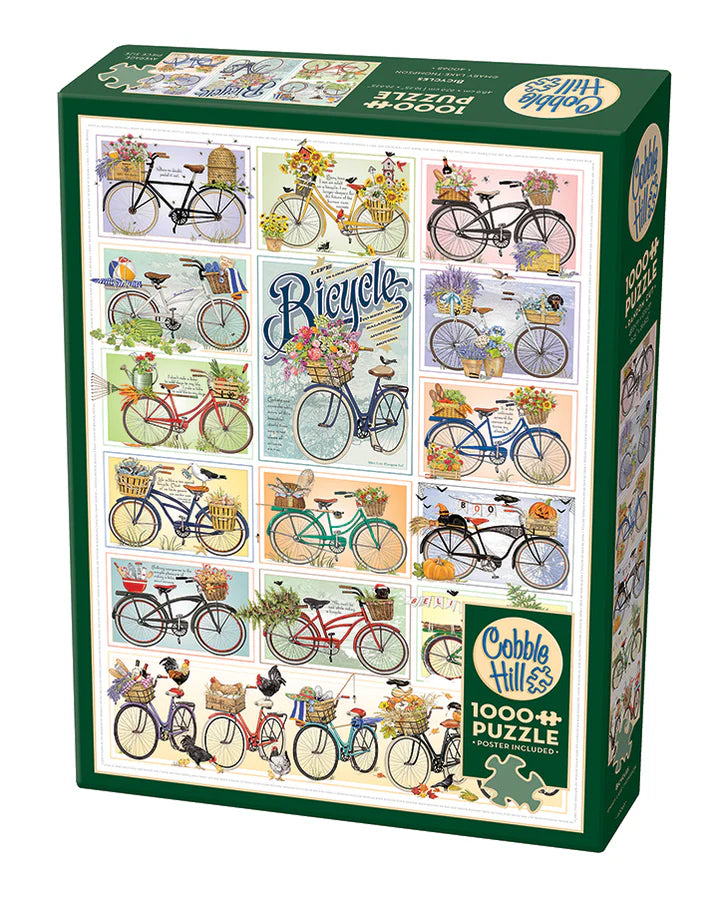 Cobble Hill Puzzle- Bicycles 1000pc