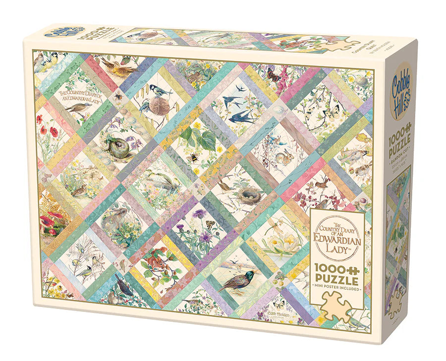 Cobble Hill Puzzle- Country Diary Quilt 1000pc