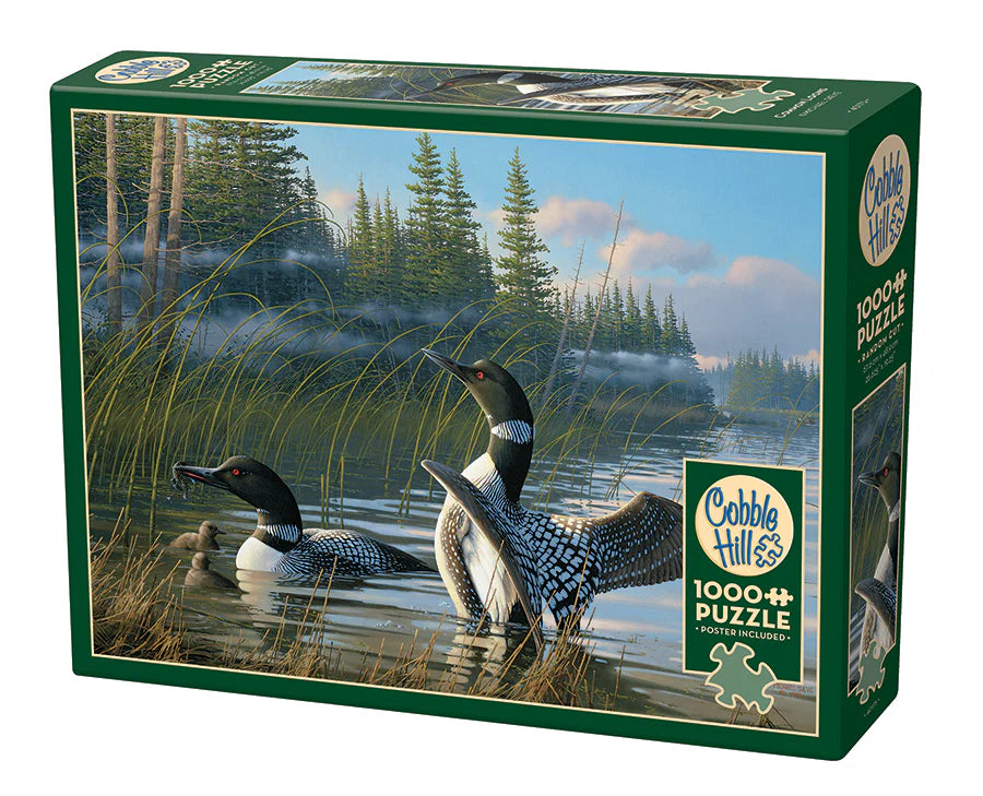 Cobble Hill Puzzle 1000pc - Common Loons