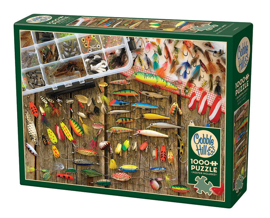 Cobble Hill Puzzle- Fishing Lures 1000pc