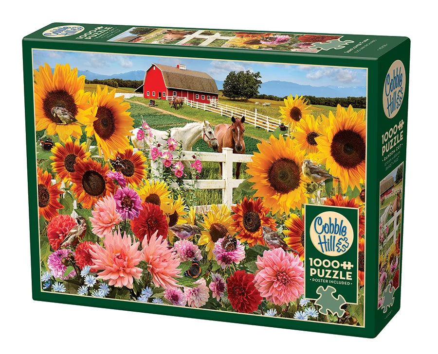 Cobble Hill Puzzle- Sunflower Farm 1000pc