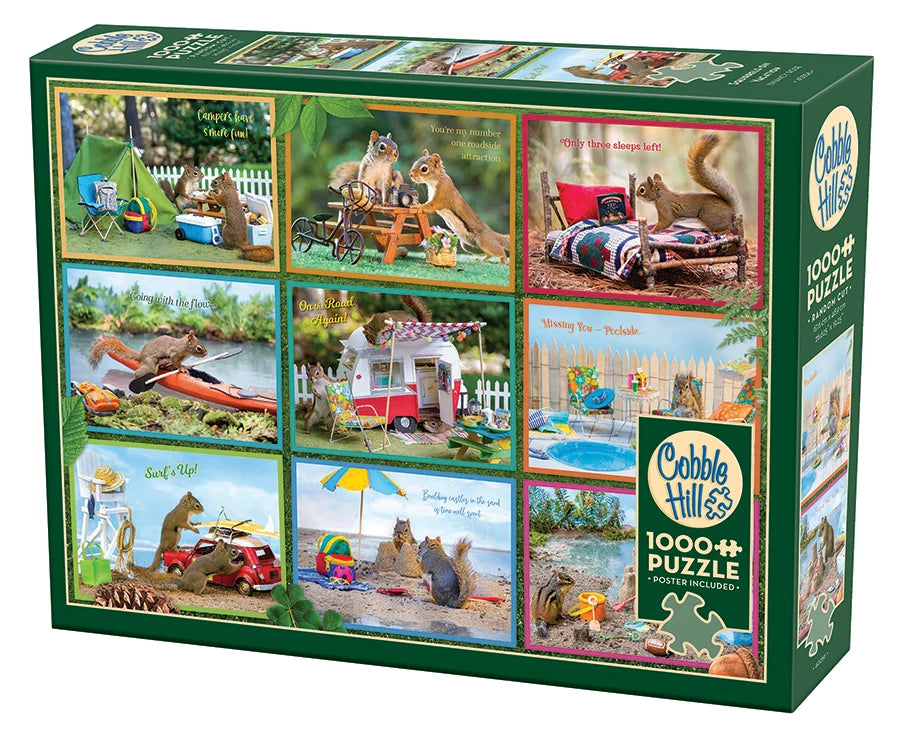 Cobble Hill Puzzle- Squirrels on Vacation 1000pc