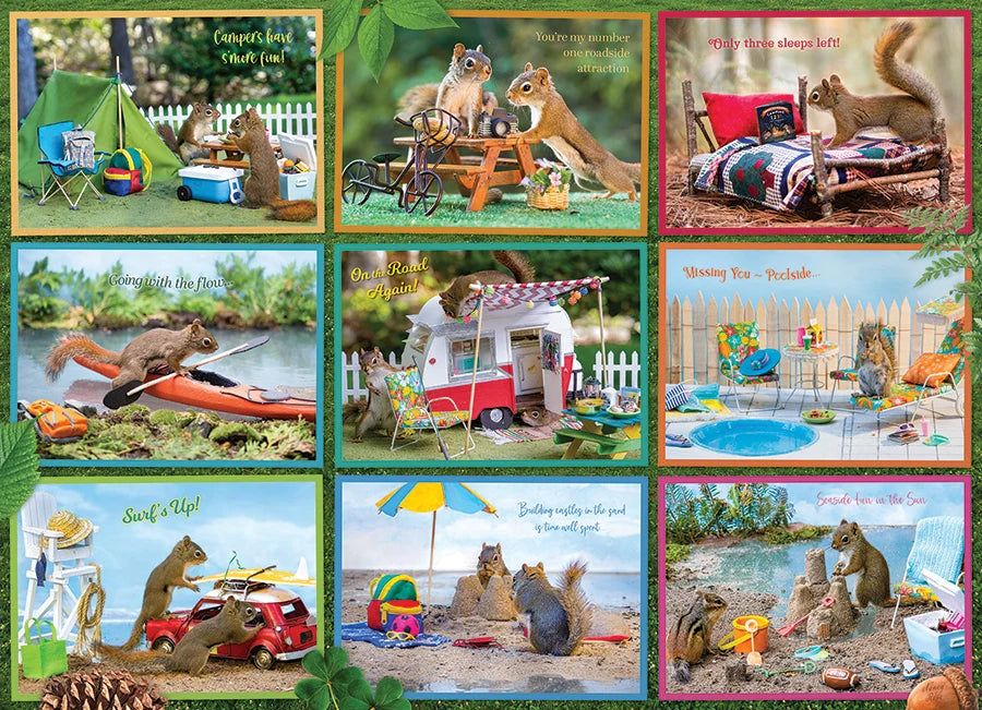 Cobble Hill Puzzle- Squirrels on Vacation 1000pc