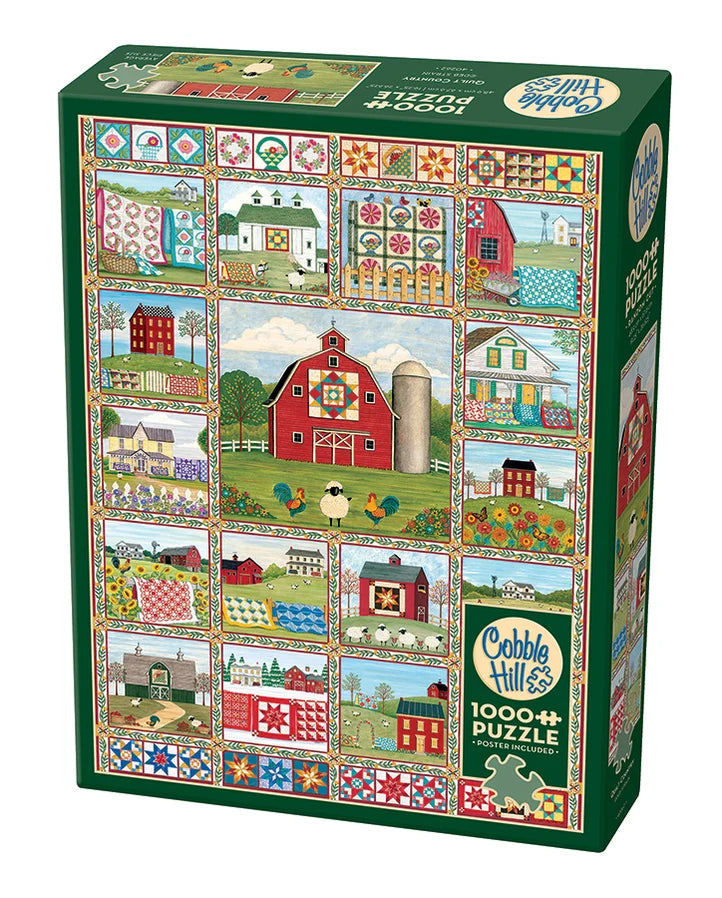 Cobble Hill Puzzle- Quilt Country 1000pc