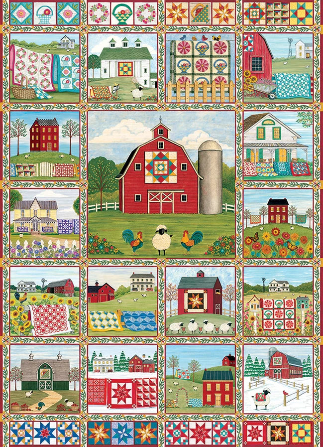 Cobble Hill Puzzle- Quilt Country 1000pc