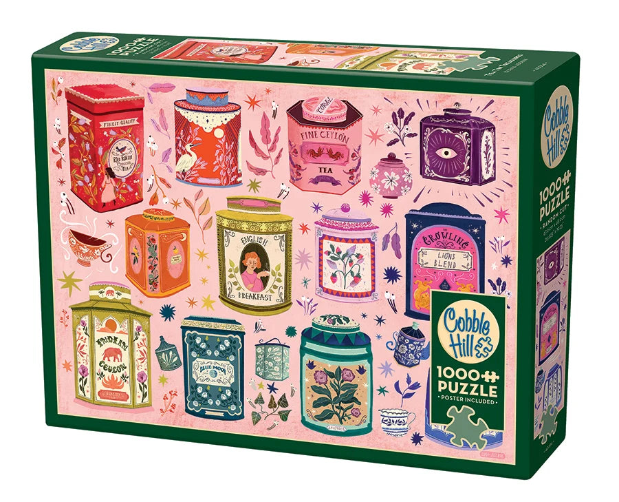 Cobble Hill Puzzle- Tea Tin Treasures 1000pc