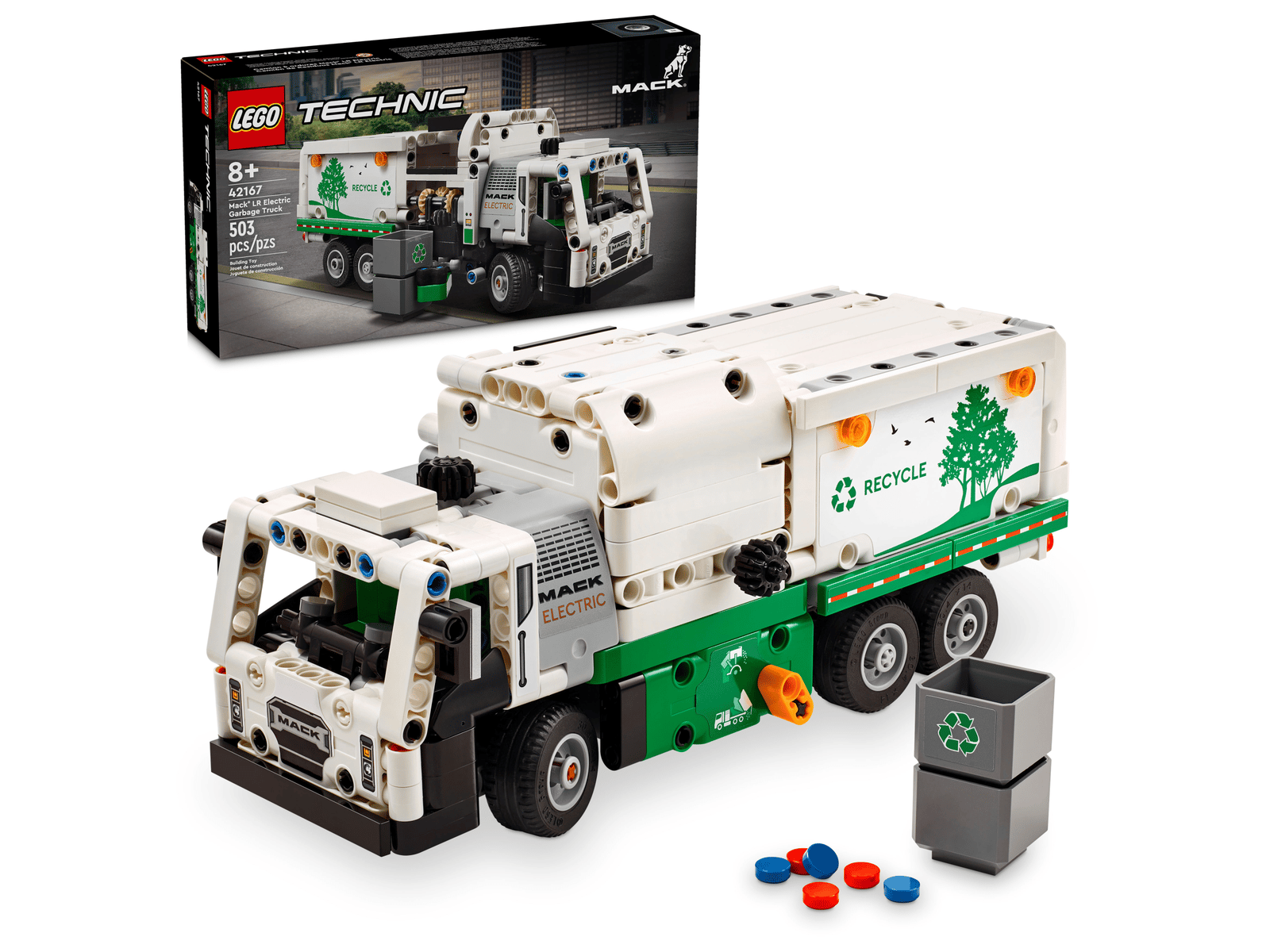 Lego 42167 Mack® LR Electric Garbage Truck