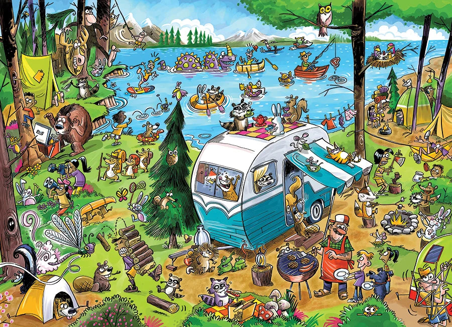 Cobble Hill Puzzle- DoodleTown: Call of the Wild 1000pc