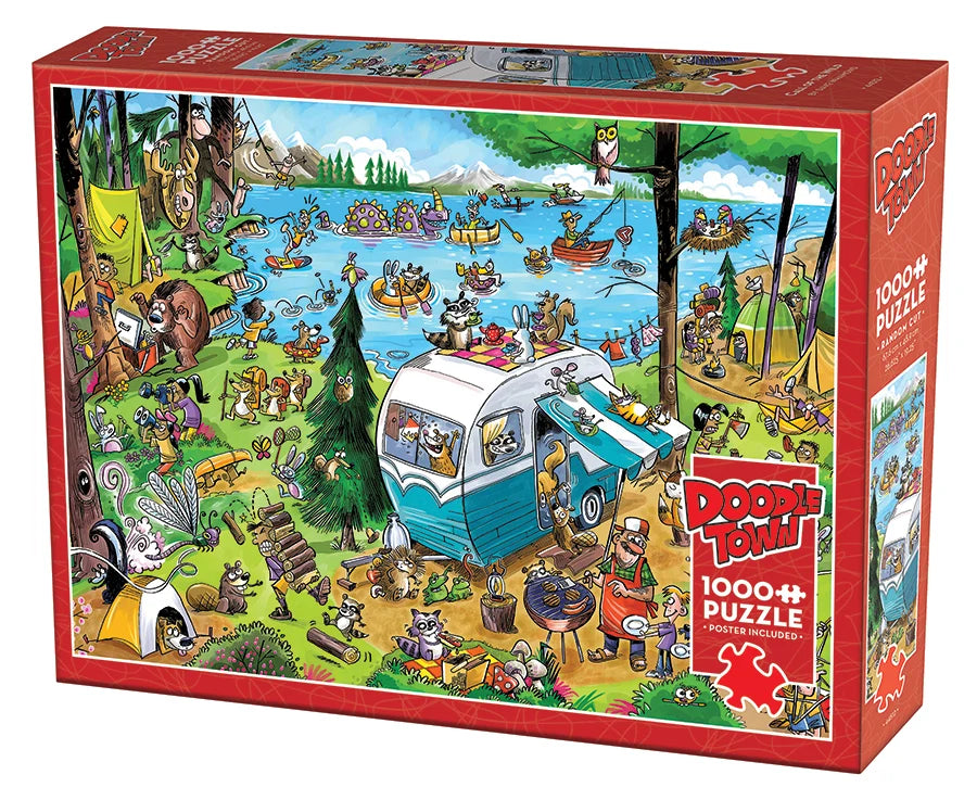Cobble Hill Puzzle- DoodleTown: Call of the Wild 1000pc