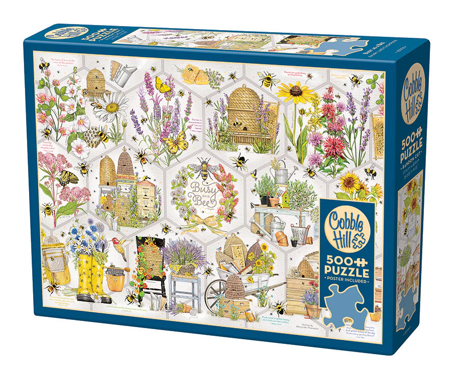 Cobble Hill Puzzle- Busy as a Bee 500pc