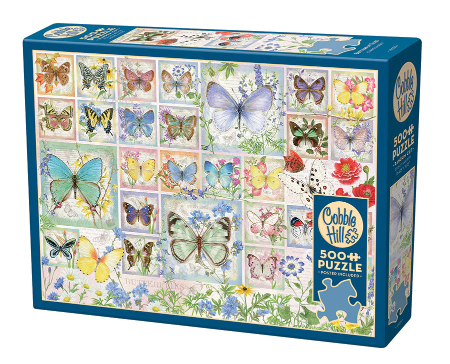 Cobble Hill Puzzle- Butterfly Tiles 500pc