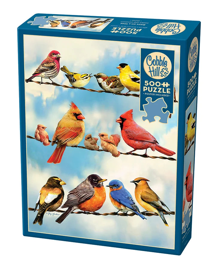 Cobble Hill Puzzle- Birds on a Wire 500pc