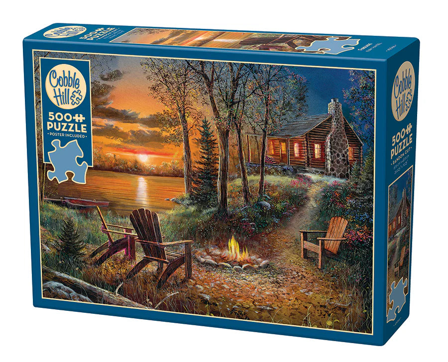 Cobble Hill Puzzle- Fireside 500pc