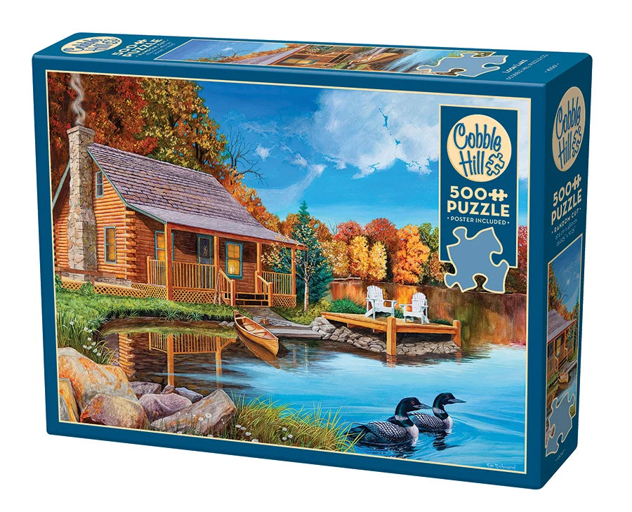 Cobble Hill Puzzle- Loon Lake 500pc