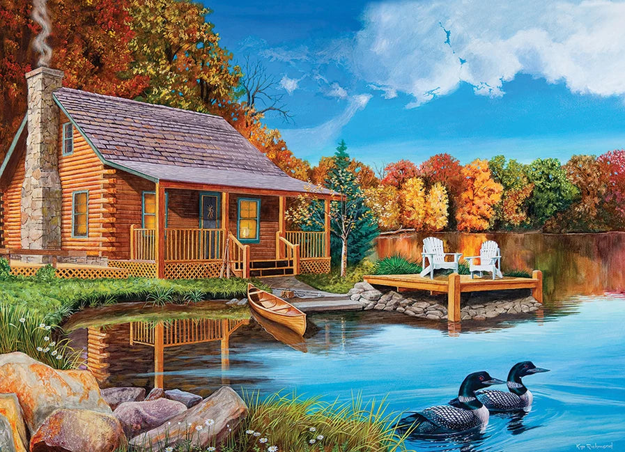Cobble Hill Puzzle- Loon Lake 500pc