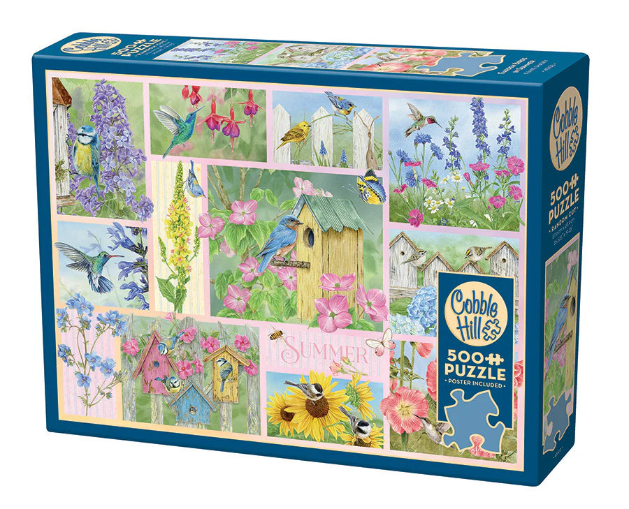 Cobble Hill Puzzle- Garden Birds in Summer 500pc