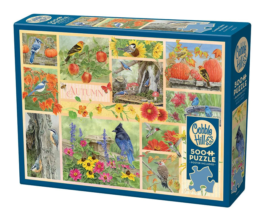 Cobble Hill Puzzle- Garden Birds in Autumn 500pc
