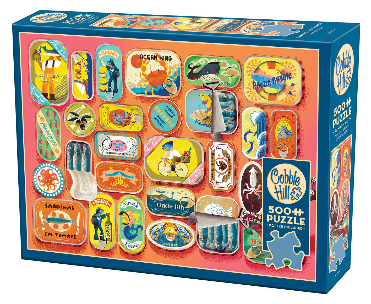 Cobble Hill Puzzle- Sardines and Friends 500pc