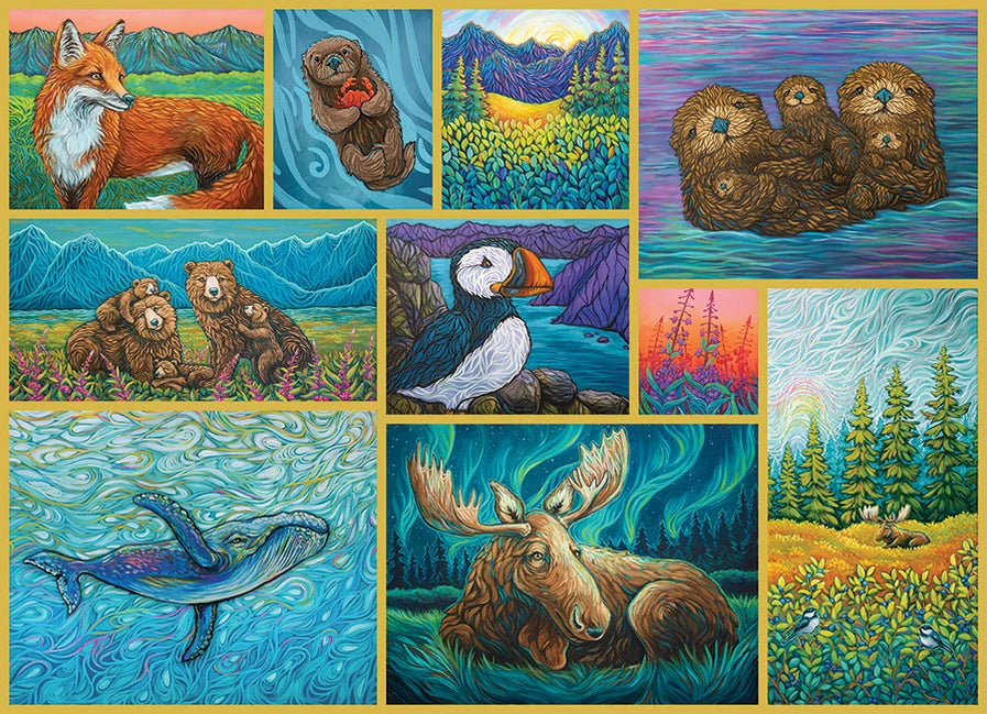 Cobble Hill Puzzle- Alaskan Animals 500pc