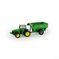 John Deere 1:64 Scale 8320R Tractor Toy with J&M Grain Cart – Die-Cast Metal Replica