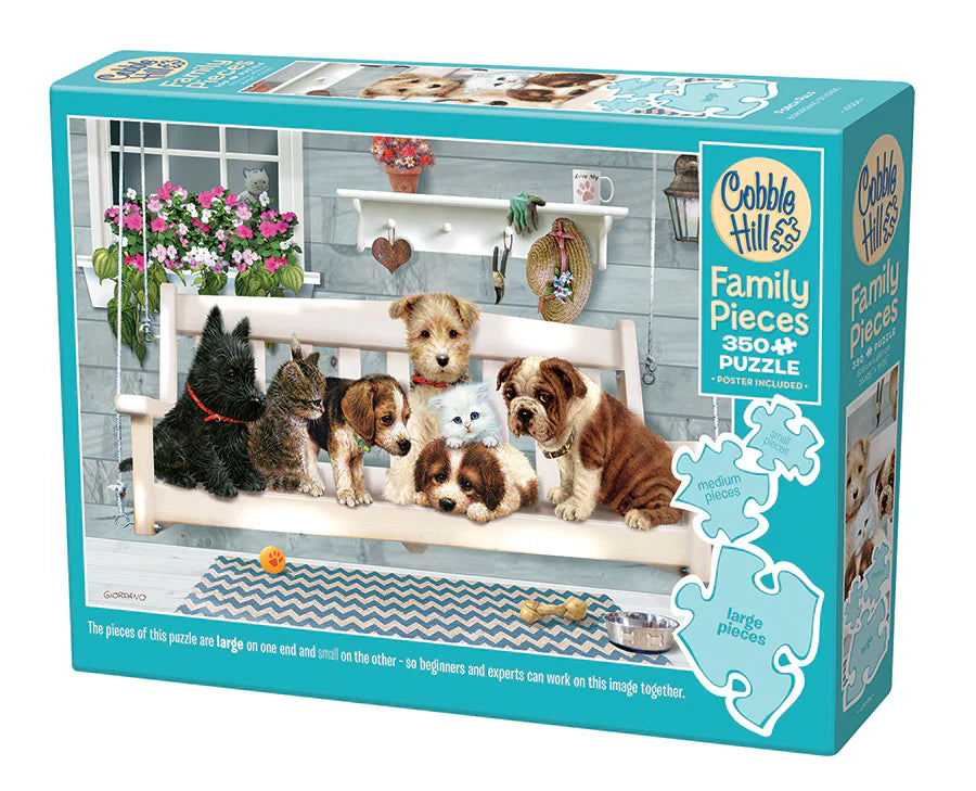Cobble Hill Puzzle- Porch Pals 350pc