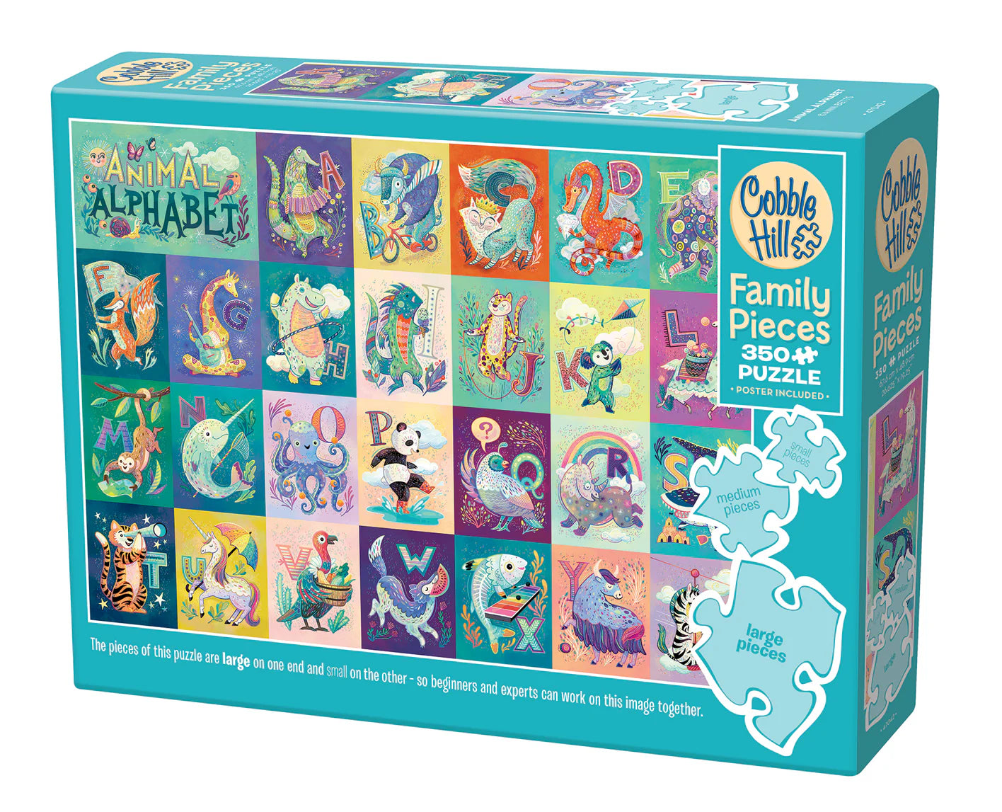 Cobble Hill Puzzle- Animal Alphabet 350pc
