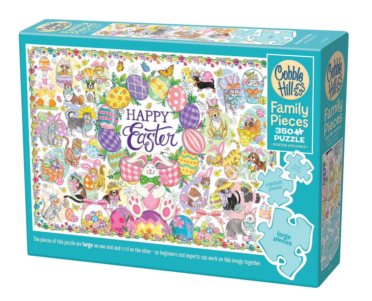 Cobble Hill Puzzle- Happy Easter 350pc