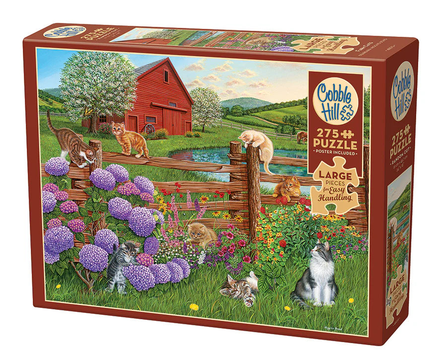 Cobble Hill Puzzle- Farm Cats