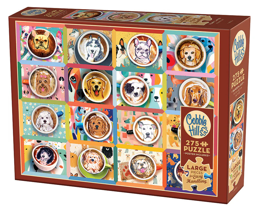 Cobble Hill Puzzle- Puppy Lattes 275pc