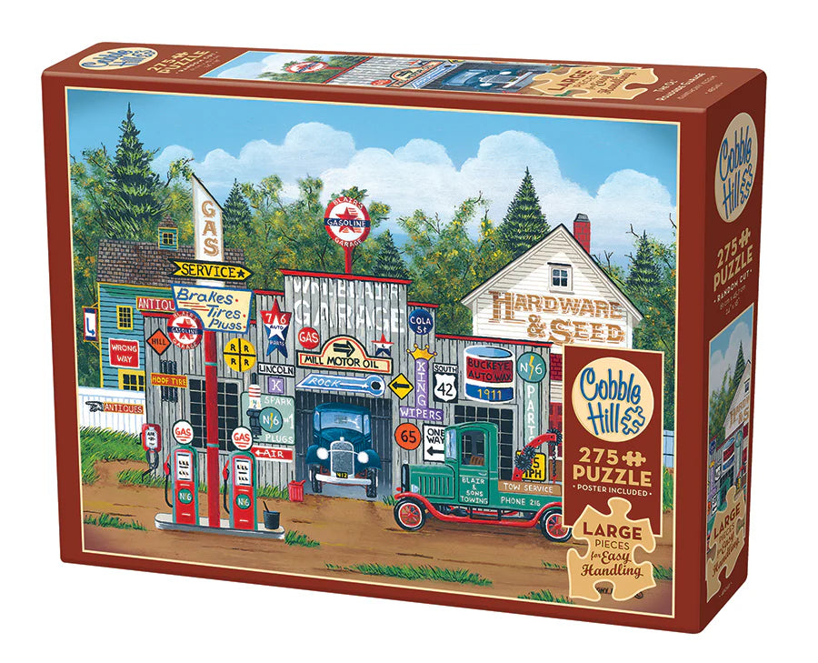Cobble Hill Puzzle- The Ol' Roadside Garage 275pc