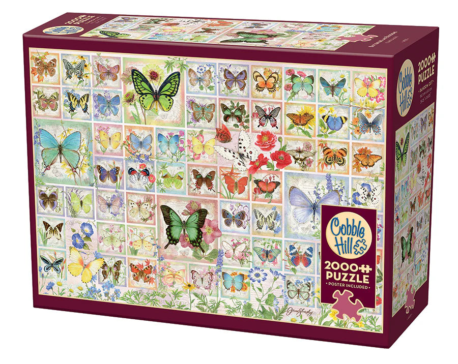 Cobble Hill Puzzle- Butterflies and Blossoms 2000pc (big box)
