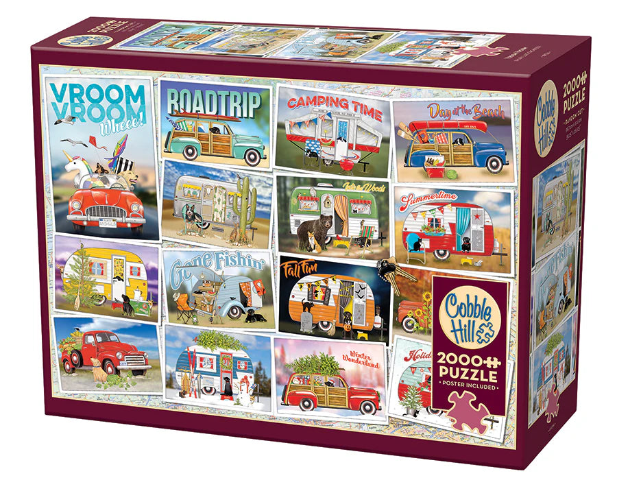 Cobble Hill Puzzle- Vroom Vroom 2000pc