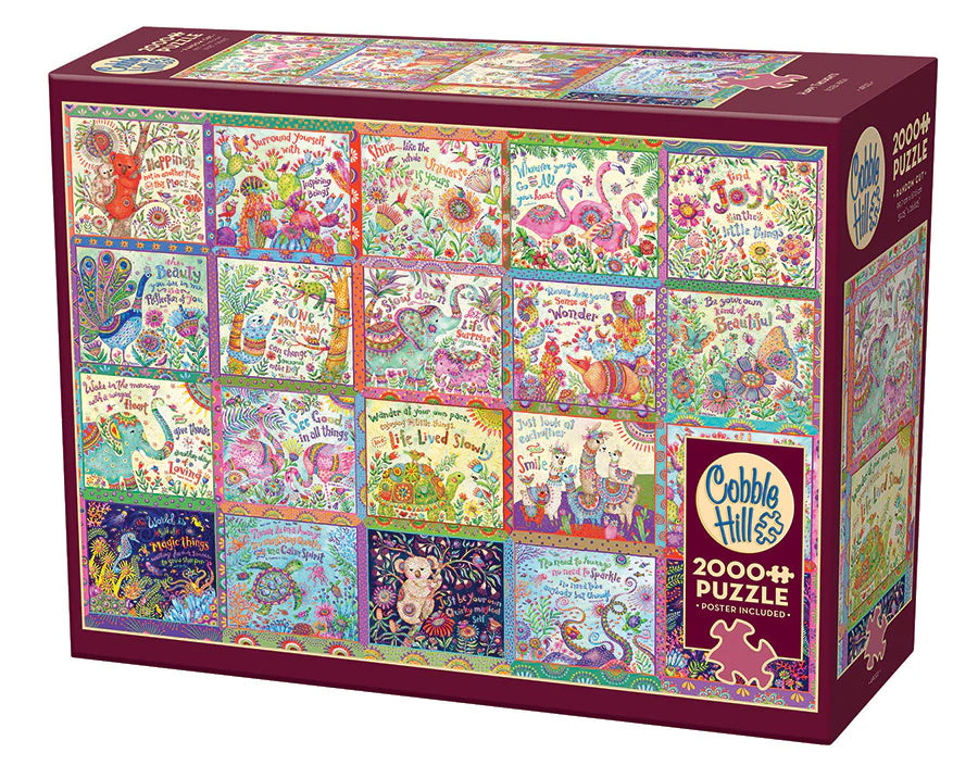 Cobble Hill Puzzle- Happy Thoughts 2000pc