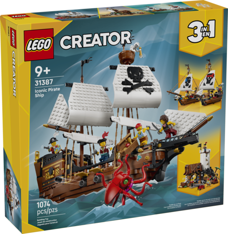 Lego 31387 Iconic Pirate Ship