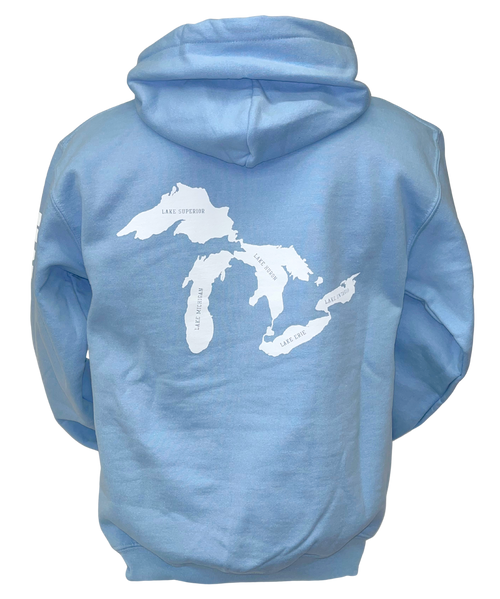 Great Lakes Hoodie - Light Blue