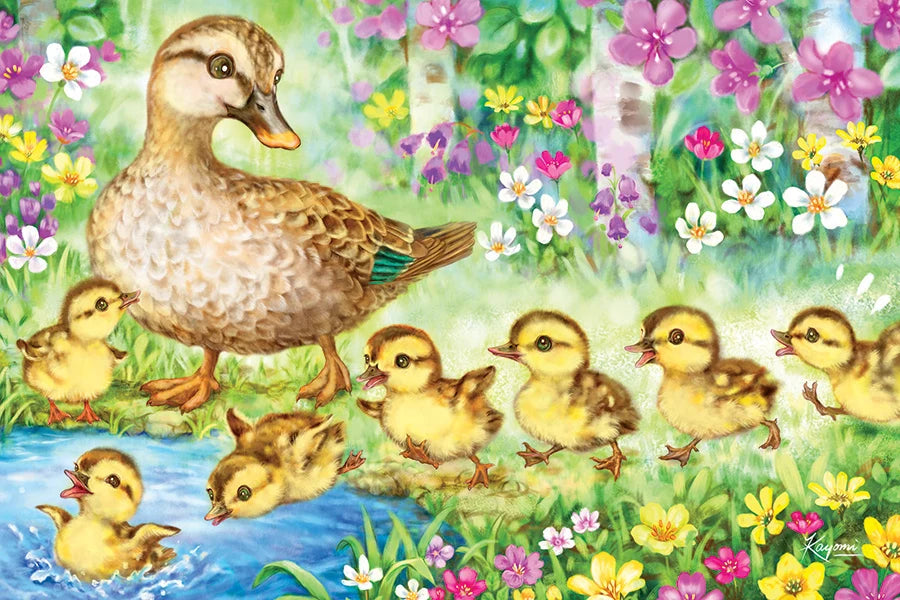 Cobble Hill Puzzle- Ducklings 35pc