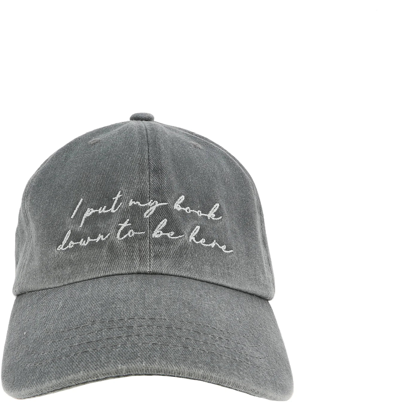 Book Down - Gray Hat