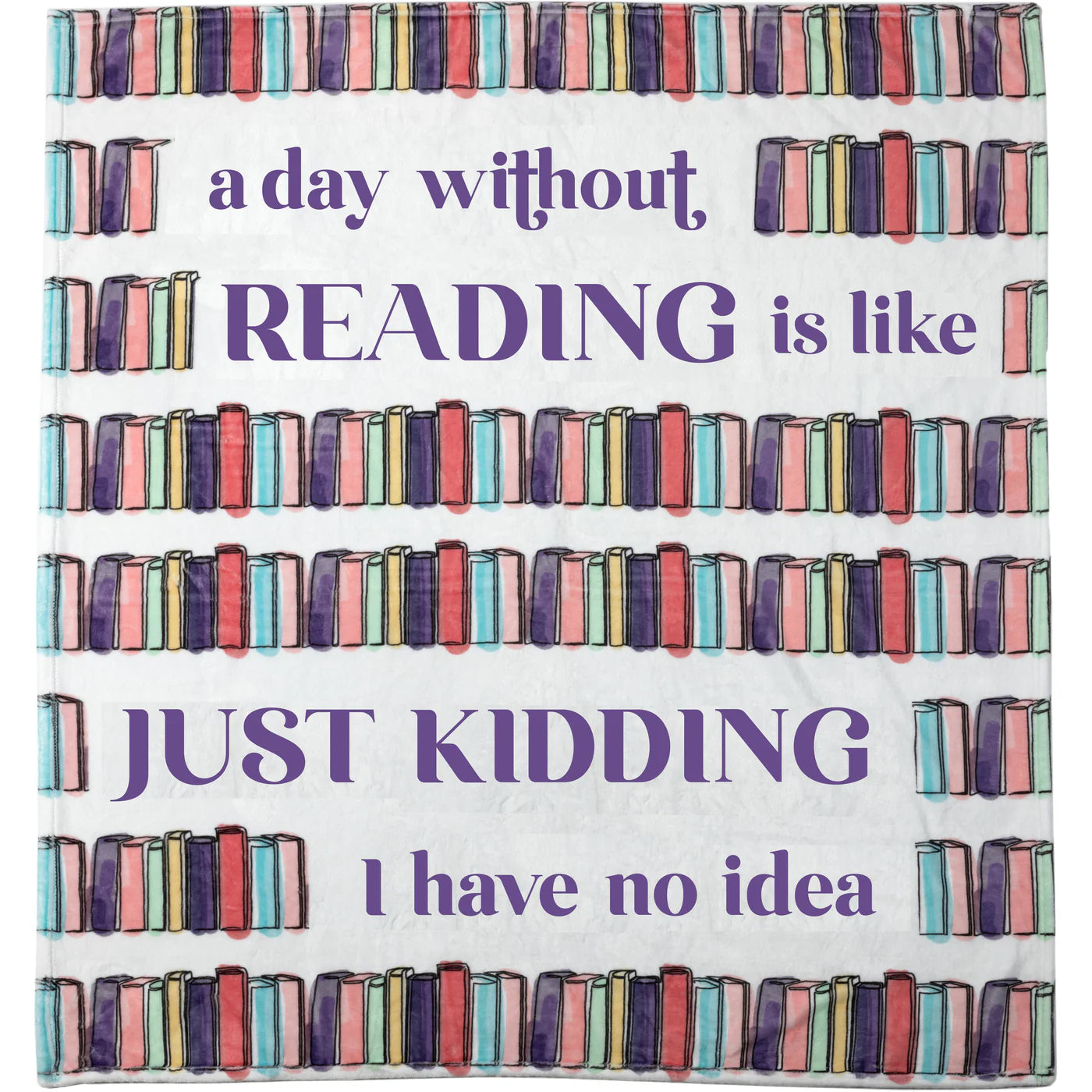 Without Reading - Plush Blanket