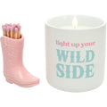Wild Side - Candle and Match Holder Set