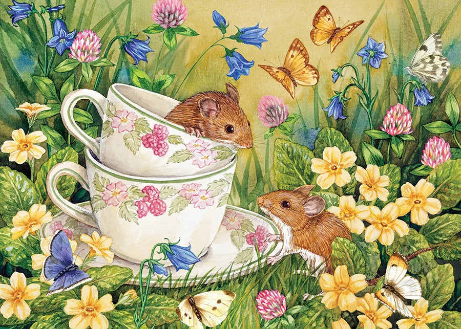 Cobble Hill Puzzle- Tiny Tea Time 35pc Tray