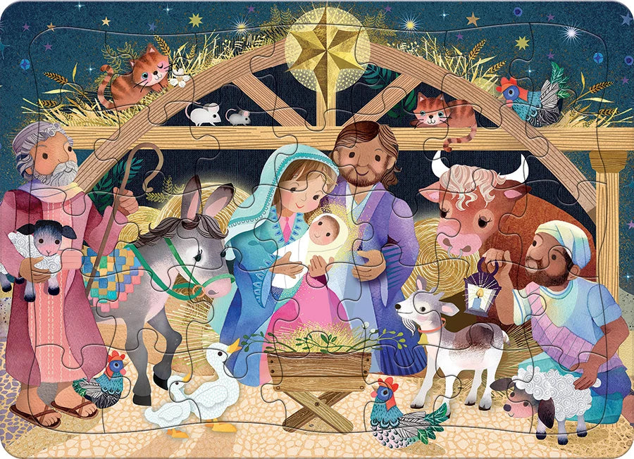 Cobble Hill Puzzle- A Child is Born 35pc Tray