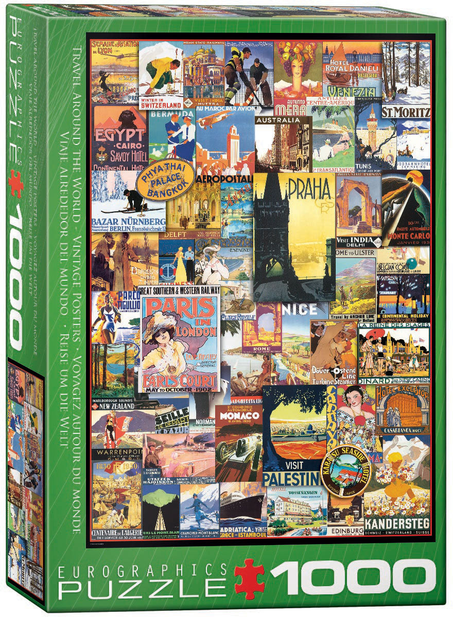 Eurographics Puzzle- Travel Around the World 1000pc