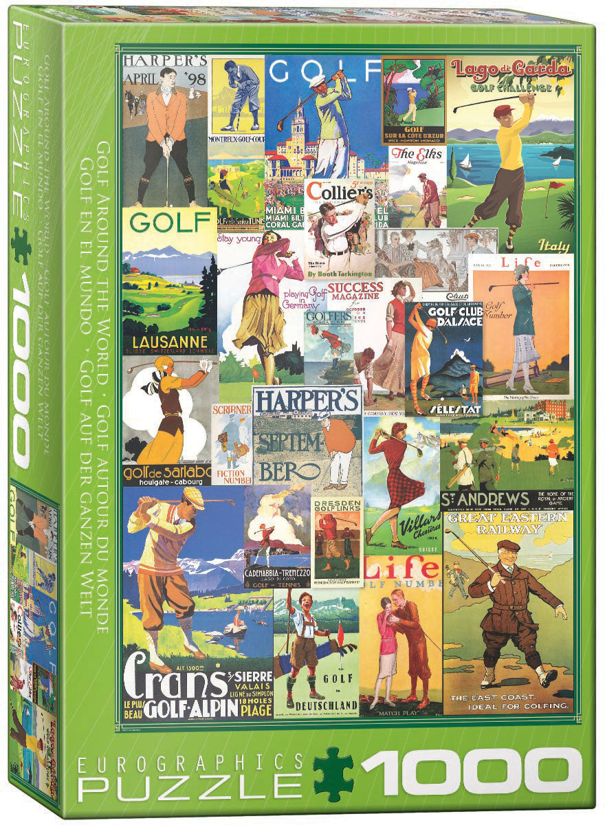 Eurographics Puzzle- Golf Around the World 1000pc