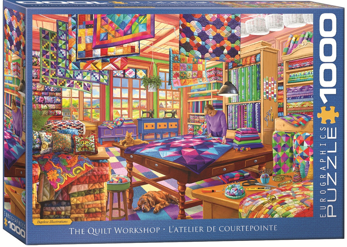 Eurographics Puzzle - The Quilt Workshop by Bigelow 1000pc