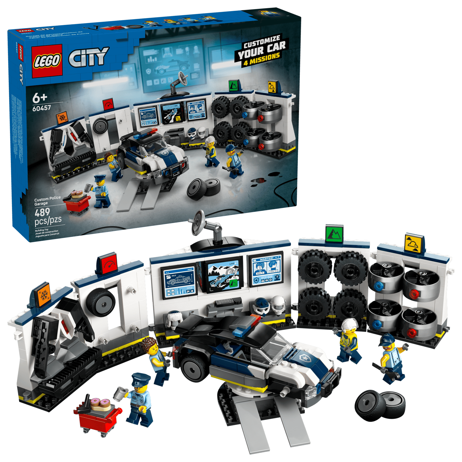 Lego 60457 Custom Police Car Garage