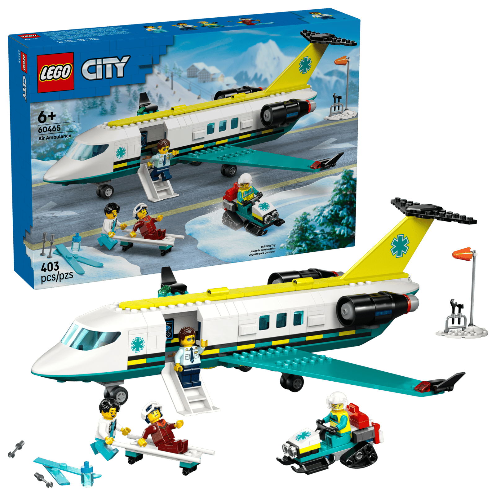 Lego 60465 Emergency Air Ambulance Airplane