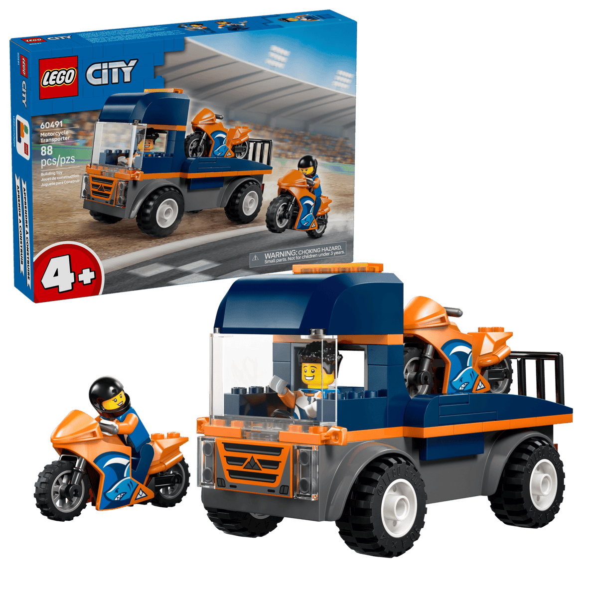 Lego 60491 Motorcycle Transporter