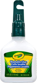 Crayola Washable No-Run School Glue, 118 ml