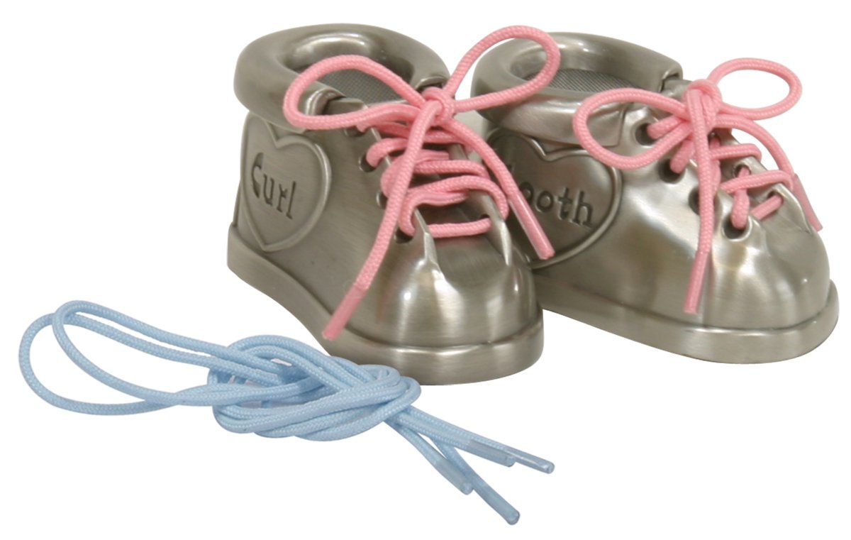 Pewter First Tooth/First Curl Keepsake Shoes